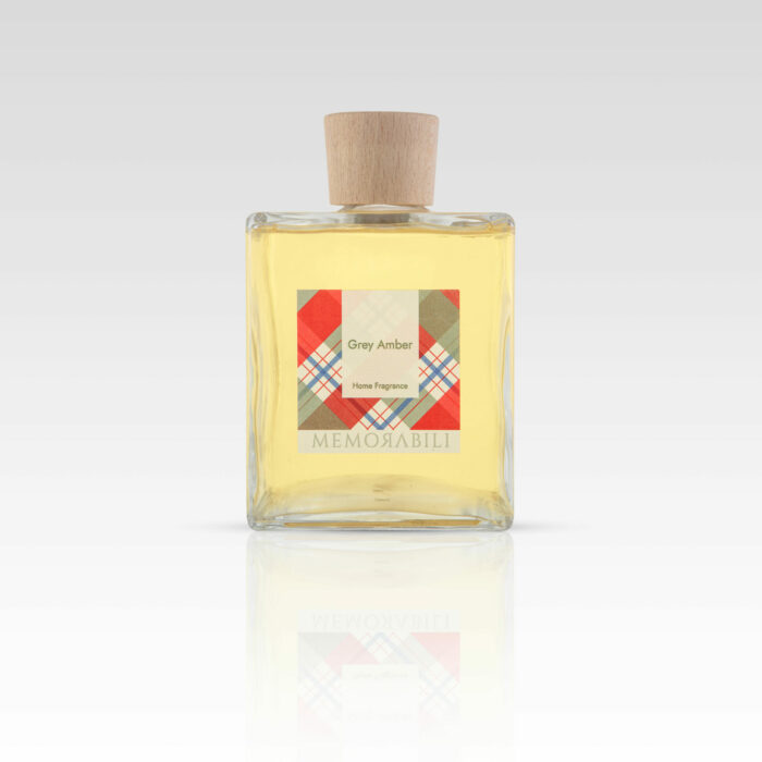 Home Fragrance Grey Amber with rattan sticks